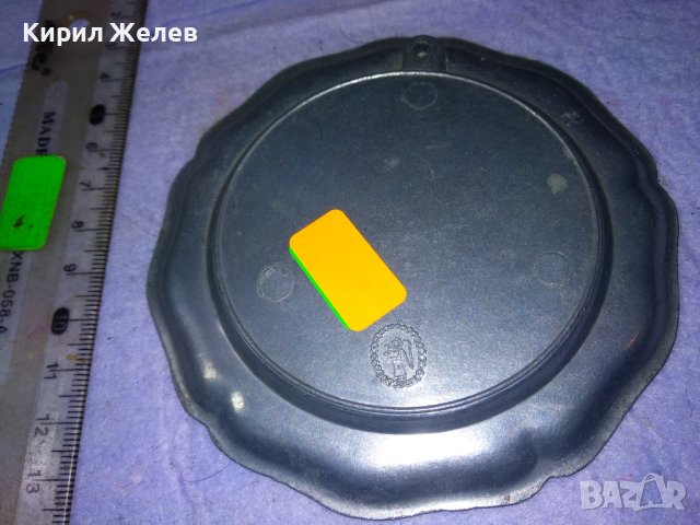 СТАРА КОЛЕКЦИОНЕРСКА ЧИНИЙКА За СТЕНА с ПТИЦА - ЦИНК с ЩЕМПЕЛ АНГЕЛЧЕ 41550, снимка 6 - Колекции - 43650778