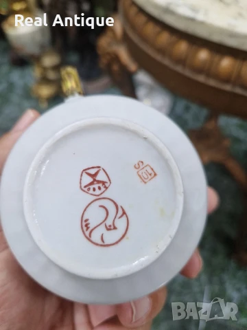 Антикварни 4 броя Руски съветски порцеланови чаши за чай, снимка 8 - Други ценни предмети - 51125996