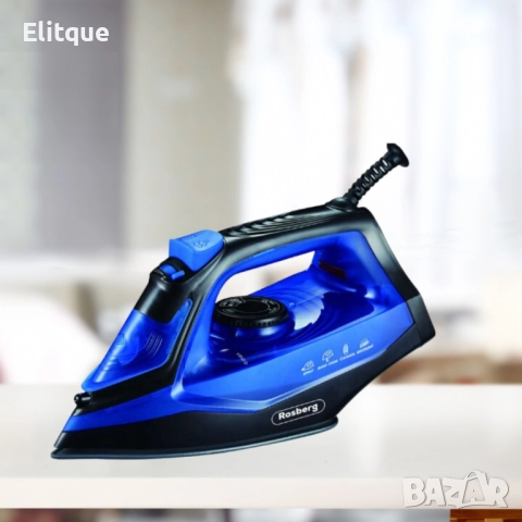 Ютия Rosberg, 2200W, 160мл., Керамична плоча 2 ГОДИНИ ГАРАНЦИЯ, снимка 11 - Ютии - 52591859