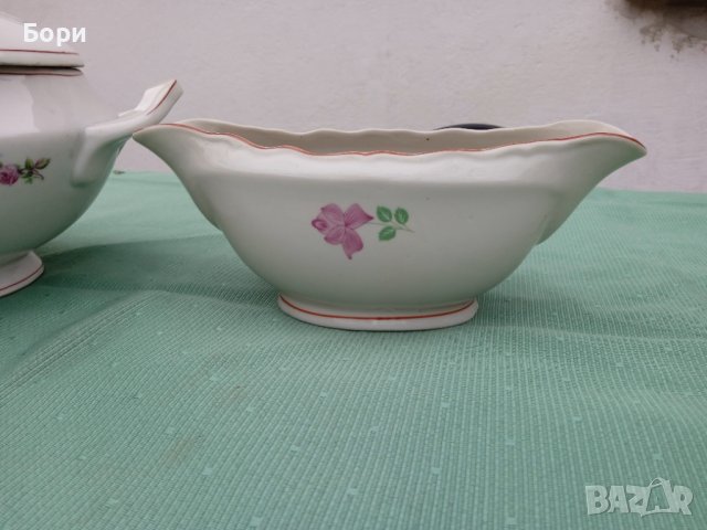 Стар овален порцеланов супник, снимка 7 - Чинии - 36635872