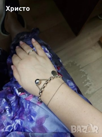 Сребърнa гривна за жена - 925, снимка 2 - Гривни - 33582793