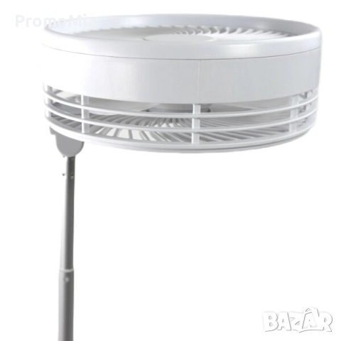   Преносим вентилатор QVC 7039FEB 19.7см 3 скорости безжичен мобилен сгъваем настолен вентилатор, снимка 12 - Вентилатори - 52374576