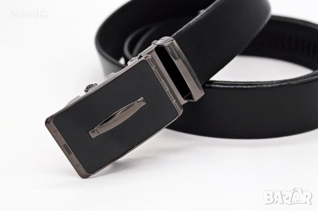 Мъжки колан с авоматична катарама, снимка 2 - Колани - 36673251