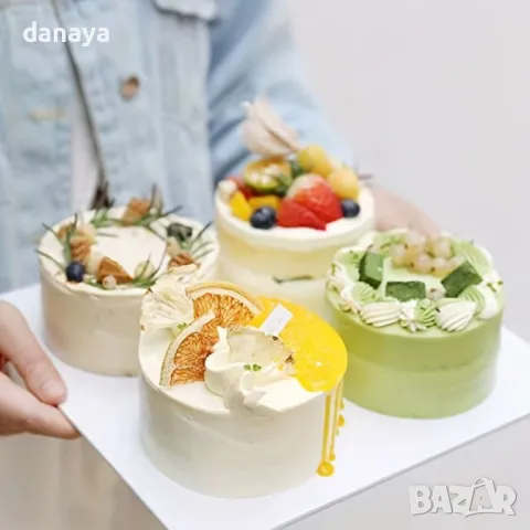 5808 Малка кръгла форма за печене молд за кексчета ринг за оформяне, 10 см, снимка 8 - Форми - 49644276