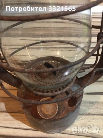 Стара немска газена лампа, снимка 2 - Антикварни и старинни предмети - 39089470