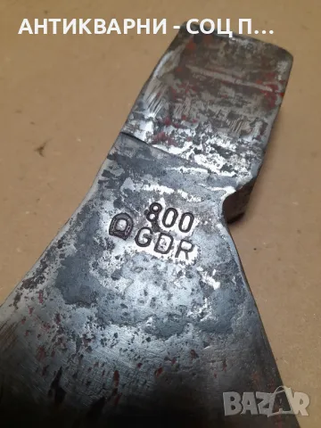 Стара Немска Брадва Топор 0.800кг. Номер 7., снимка 8 - Антикварни и старинни предмети - 48299999