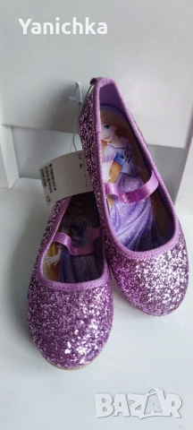 Нови лилави брокатени обувки лилави HM, размер 30