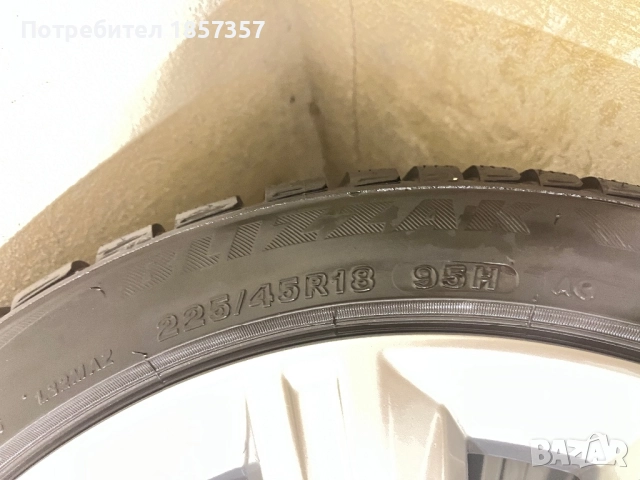 Оригинален зимен комплект за Ауди А4 В9 al Audi A4 S4 B9 Gravis Winterräder 18, снимка 8 - Гуми и джанти - 52743666