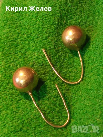 КЛАСИЧЕСКИ РЕТРО МОДЕЛ СРЕБЪРНИ ОБЕЦИ ТОПЧЕТА СРЕБРО 925 ПРОБА РЪЧНА МАЙСТОРСКА ИЗРАБОТКА 47979, снимка 11 - Обеци - 49682471