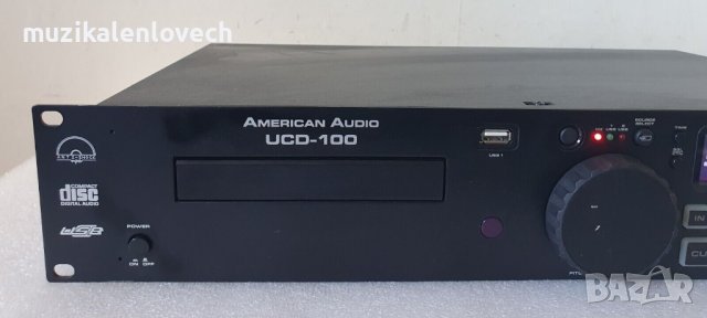 AMERICAN AUDIO UCD-100 USB CD MP3 DISC PLAYER - Професионален аудио плеър /КАТО НОВ/, снимка 4 - MP3 и MP4 плеъри - 38403821