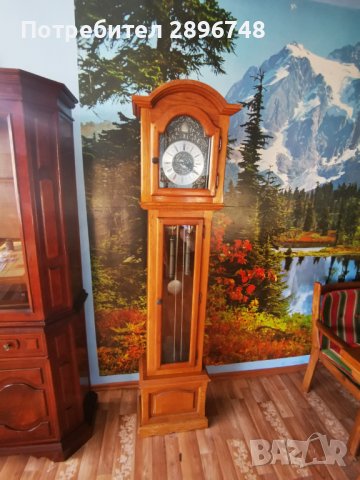 Паркетен часовник много запазен. , снимка 2 - Други - 43748434