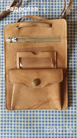 БГА Балкан стара кожена чанта , снимка 2 - Чанти - 43523227