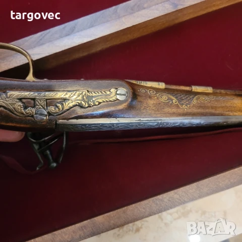 луксозен подарък кремъчен пищов авторски, снимка 6 - Антикварни и старинни предмети - 50559655