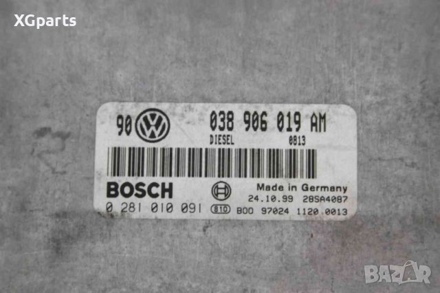 Компютър двигател за Volkswagen Bora 1.9tdi 116 к.с. (1999-2005) 038906019AM, снимка 2 - Части - 44059996