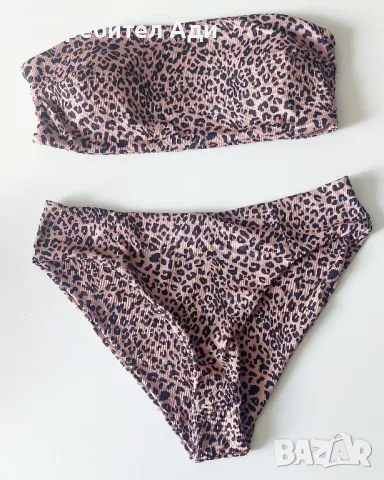 Бански 2 части леопaрдов принт, снимка 7 - Бански костюми - 50269985