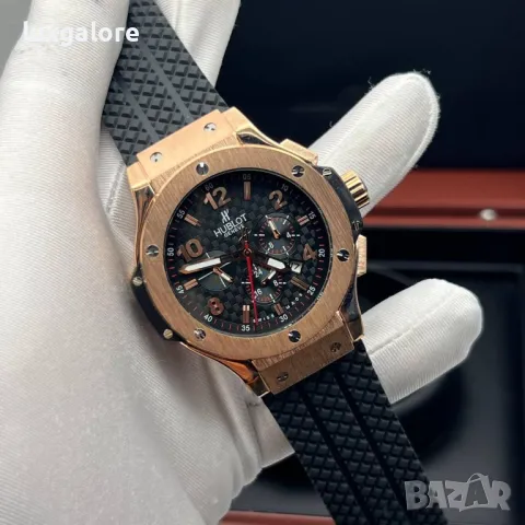 Мъжки часовник Hublot Big Bang с кварцов механизъм, снимка 2 - Мъжки - 48796693
