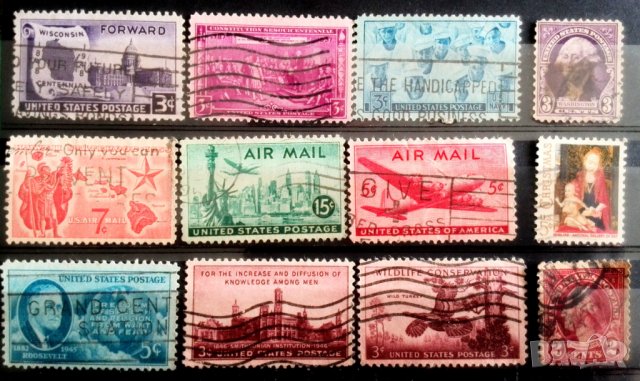 Стари Пощенски марки-3, снимка 12 - Филателия - 39557235