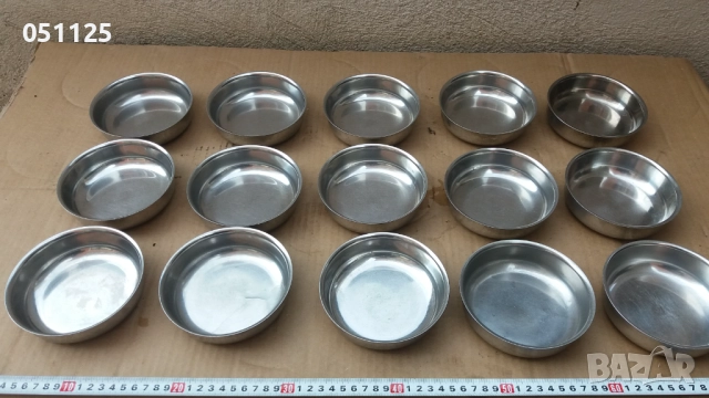 никел - комплект от 15 купички за сладко , снимка 2 - Други ценни предмети - 52605568