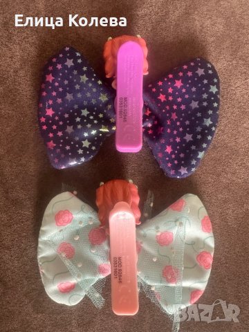 IMC 2 бр. фиби/ шноли/ панделки с кукла, снимка 3 - Шноли, диадеми, ленти - 42974218