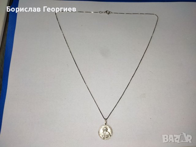 Сребърна верижка 925 Ватикана , снимка 2 - Колиета, медальони, синджири - 38237629