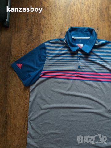 adidas Ultimate365 3-Stripes Heathered Polo Shirt - страхотна мъжка тениска, снимка 8 - Тениски - 40882871