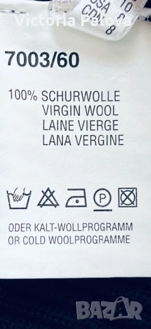 Бутикова рокля DI BARI 100% virgin wool Италия, снимка 10 - Рокли - 53238463