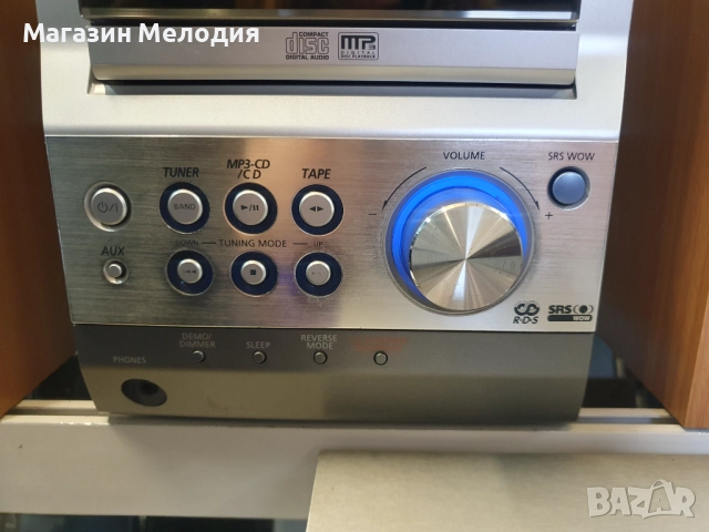 Аудиосистема Samsung MM-ZJ8 с две тонколони и дистанционно. Има ради, дуск, касета и aux. В отлично , снимка 9 - Аудиосистеми - 50737722