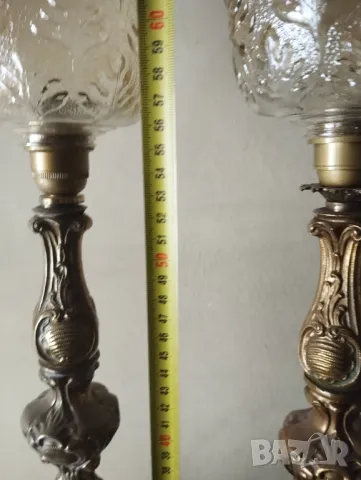 Чифт барокови настолни лампи, снимка 4 - Настолни лампи - 47566563