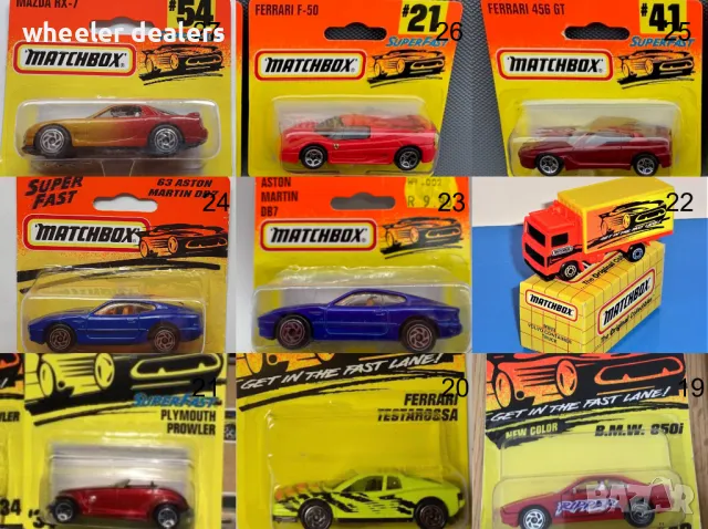Метални колички Мачбокс Matchbox от различни години в мащаб 1:64 Част1, снимка 10 - Колекции - 22020827