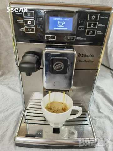 Saeco PikoBaristo - внос от Германия , пълен комплект , с БГ меню, снимка 2 - Кафемашини - 52339570
