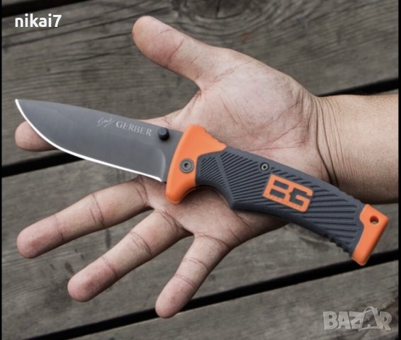 ловен нож тактически GERBER за оцеляване комбинирано острие мега здрав, снимка 12 - Ножове - 39118969