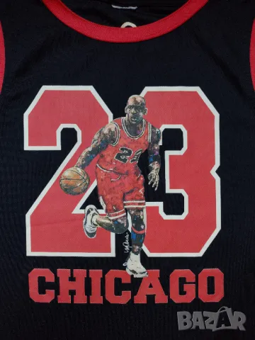 NBA / Chicago Bulls #23 Michael Jordan - детски баскетболен потник, снимка 12 - Детски тениски и потници - 47822239