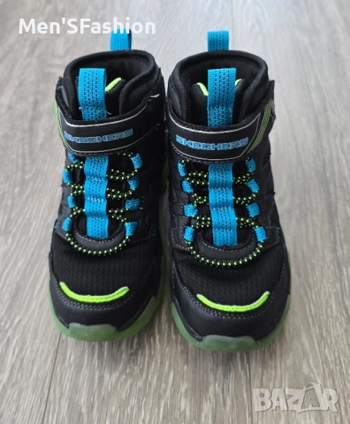 Skechers Lights - светещи боти обувки, снимка 4 - Детски боти и ботуши - 51784130
