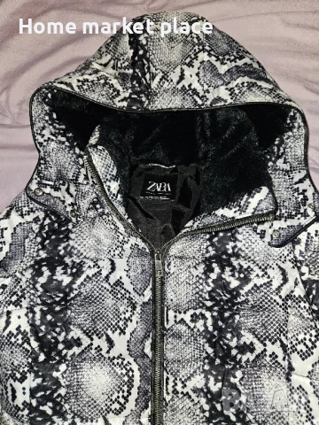 Дамско зимно яке Зара, снимка 2 - Якета - 50603202