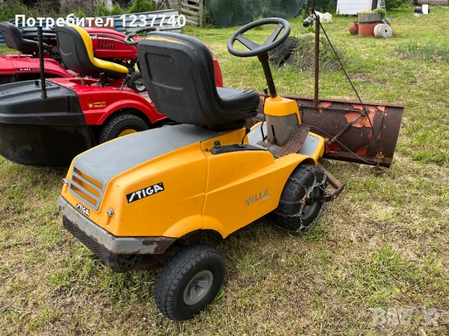 Тракторен снегорин stiga, снимка 2 - Селскостопанска техника - 50475670