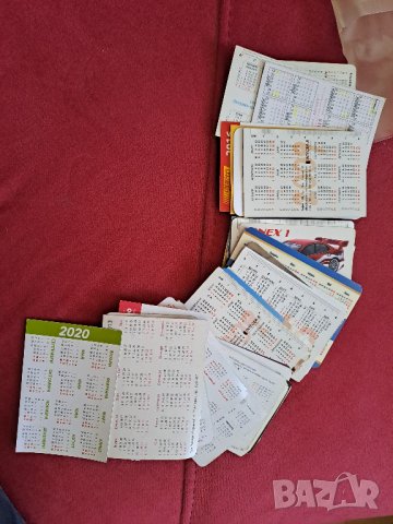 Стари календарчета от различни години, снимка 7 - Колекции - 43341773