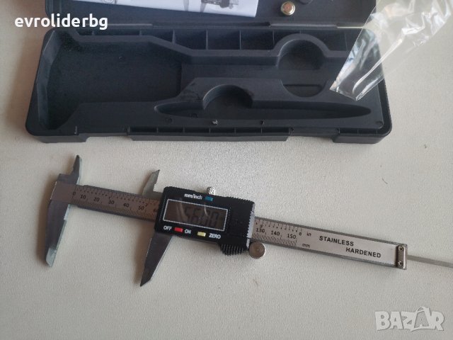 Супер Промоция!!! Метален Дигитален Шублер 150мм в Пластмасова кутия., снимка 5 - Шублери - 37514924