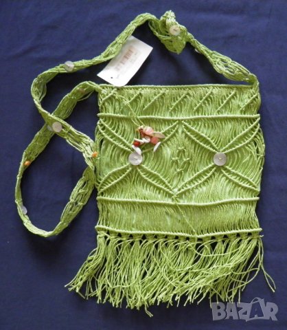 Ефектна нова дамска плетена чанта, снимка 2 - Чанти - 27906109
