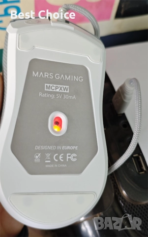 Mars Gaming MCPXW Gaming Combo, комплект 3 в 1, клавиатура+мишка+огромна подлложка, снимка 8 - Клавиатури и мишки - 52547605