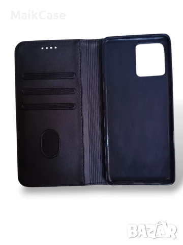 Кожен калъф тип тефтер за Motorola Edge 30 Fusion 5G, снимка 3 - Калъфи, кейсове - 51603932