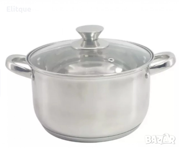 Тенджера Rosberg, 16/18/20/22/24/26 см, Неръждаема стомана, снимка 3 - Съдове за готвене - 52832153