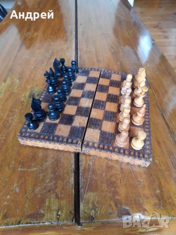 Стар шах #2, снимка 4 - Антикварни и старинни предмети - 37075000
