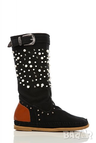 Нови ботуши с перли