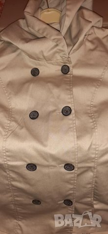 Тренч, тренчкот, шлифер, преходно яке с качулка, гугла ONLY, снимка 5 - Палта, манта - 34719910