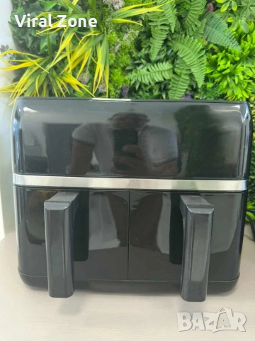 Двоен Air fryer T&G BEST COOKING , снимка 3 - Уреди за готвене на пара - 53278450