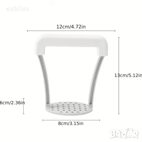 Ръчна преса за пасиране на плодове и зеленчуци, снимка 3 - Прибори за хранене, готвене и сервиране - 51694401