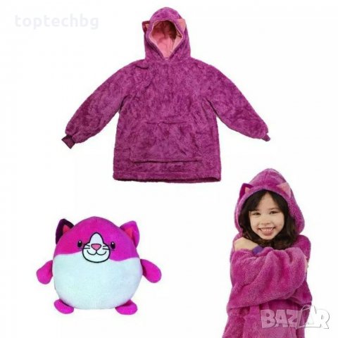 2В1 СУИЧЪР И ПЛЮШЕНА ИГРАЧКА HUGGLE PETS HOODIE, снимка 3 - Детски анцузи и суичери - 35117507