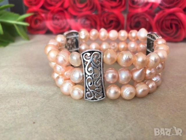 Бижута с естествени, култивирани перли - Авторска, бутикова бижутерия със сертификат, снимка 17 - Подаръци за жени - 53412691