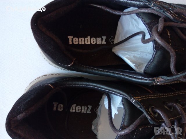 Нови кожени ежедневни обувки естествена кожа спортно елегантни Tendenz цвят кафе, снимка 6 - Ежедневни обувки - 39785555