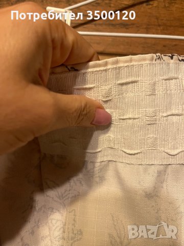 Бежови завеси с черни пеперуди, снимка 4 - Други - 43125564